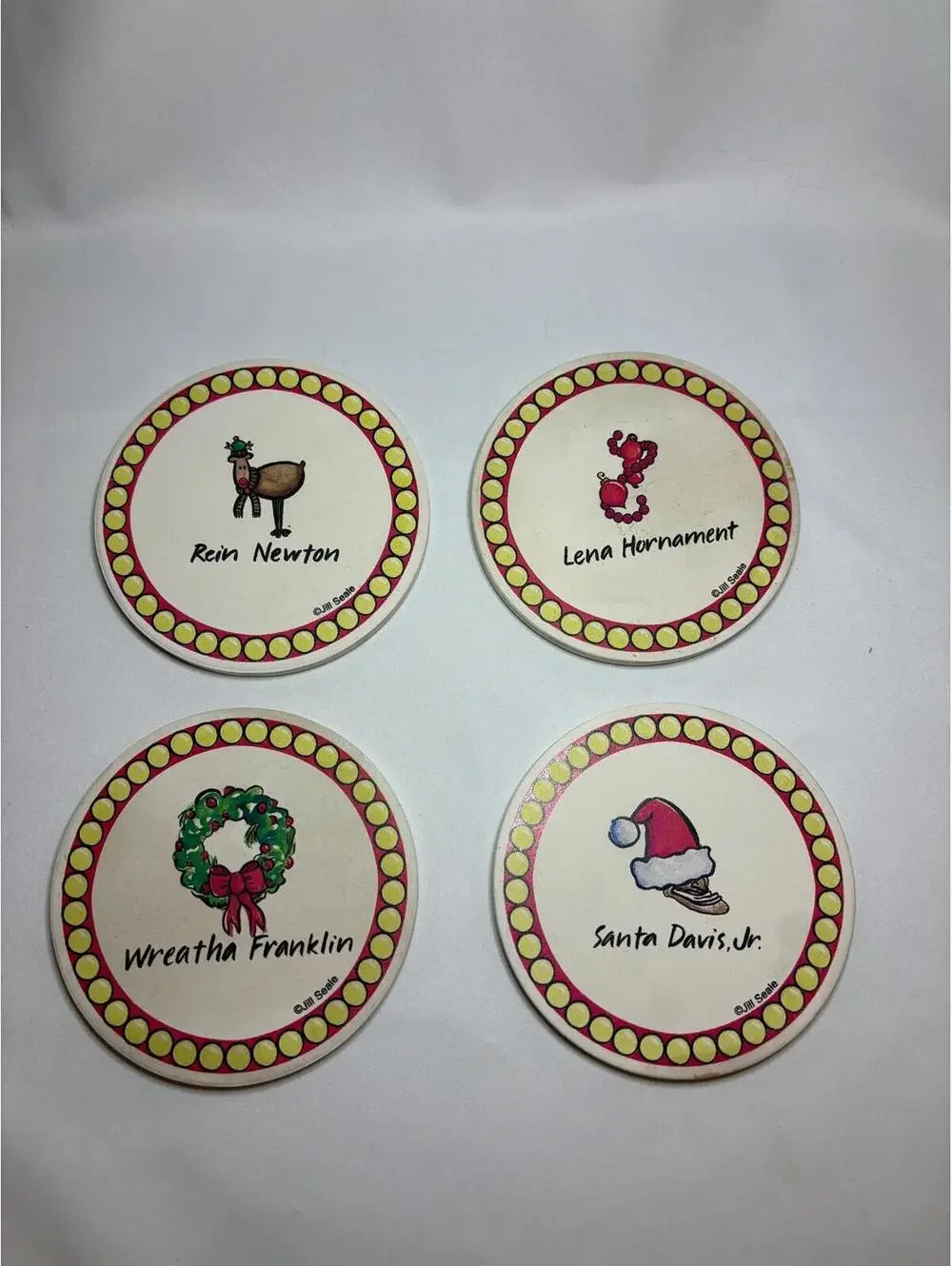 Funny Christmas Coasters - Music Themed